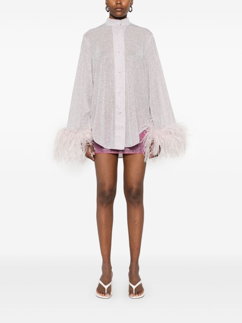 Lurex Plumage Blouse