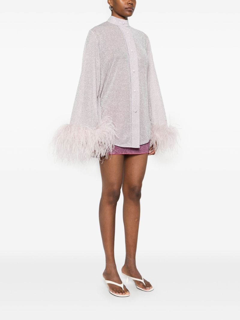 Lurex Plumage Blouse