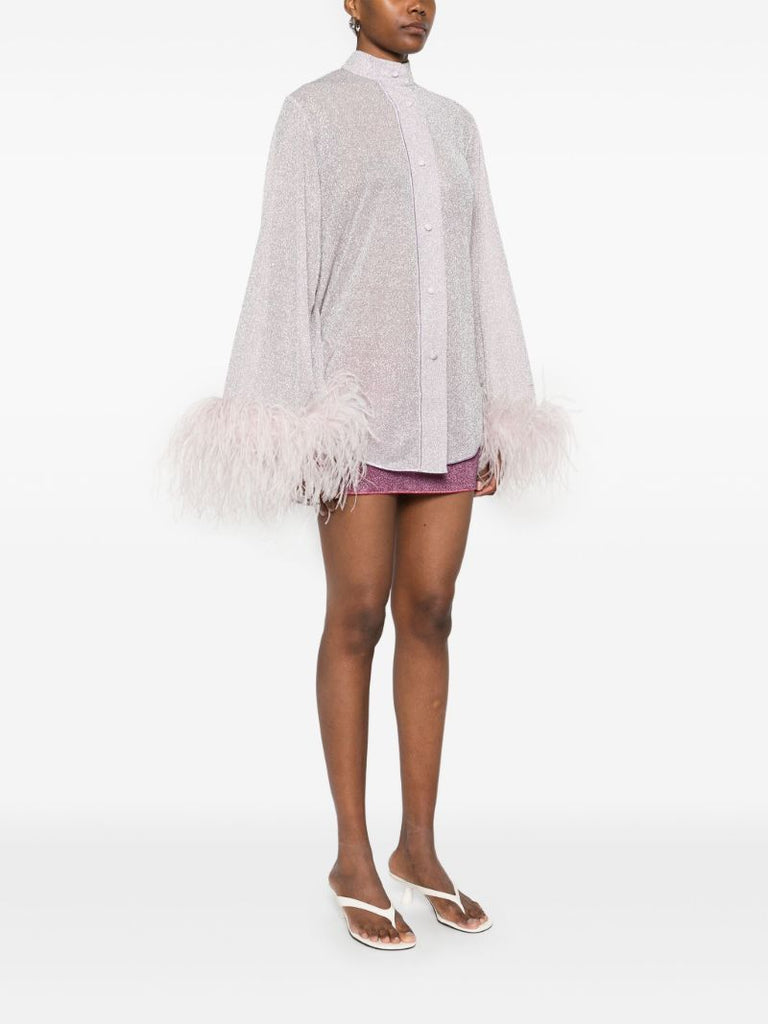 Lurex Plumage Blouse