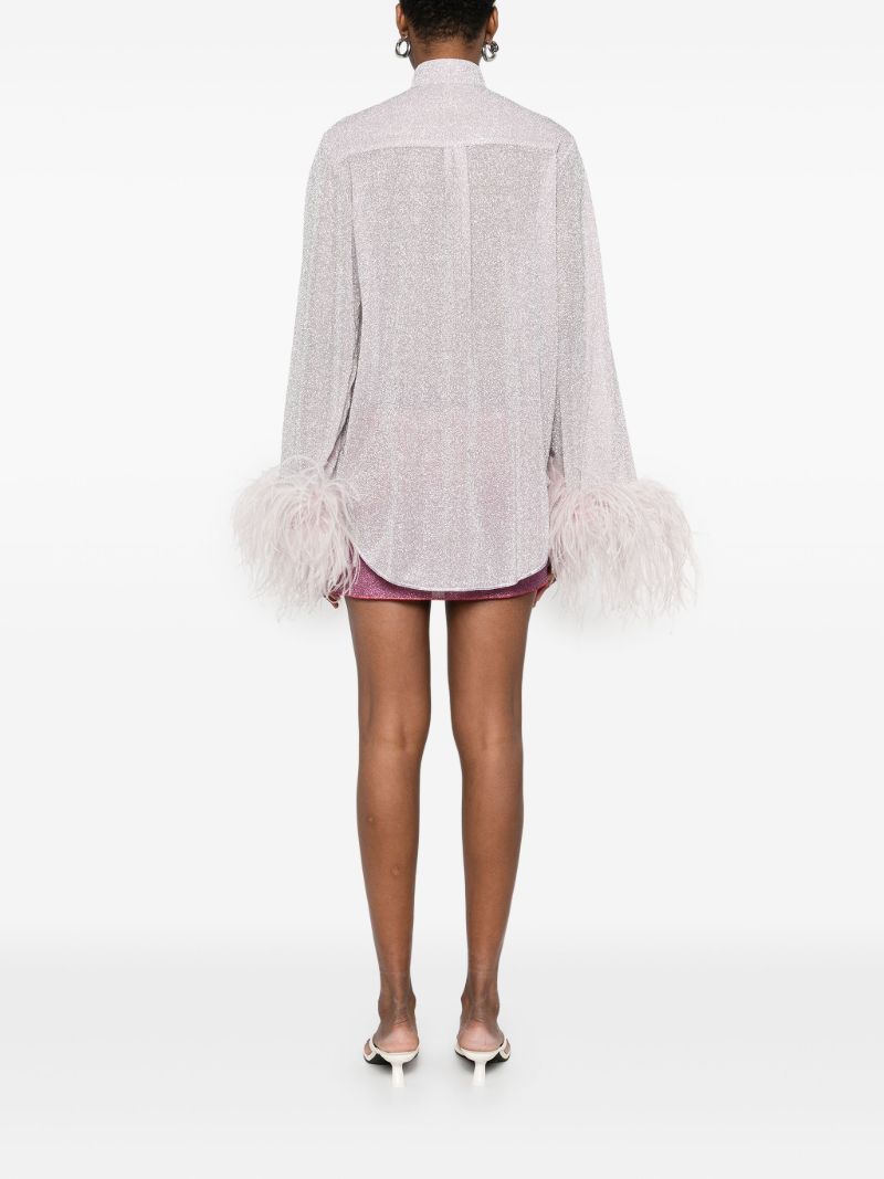 Lurex Plumage Blouse