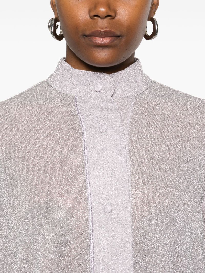 Lurex Plumage Blouse