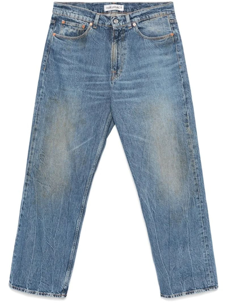 Blue Third Cut Jeans