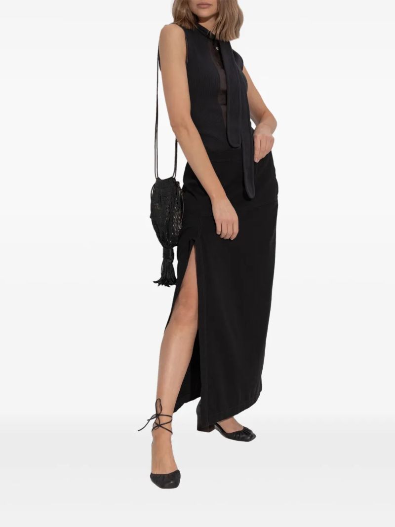 Black High-waisted Skirt