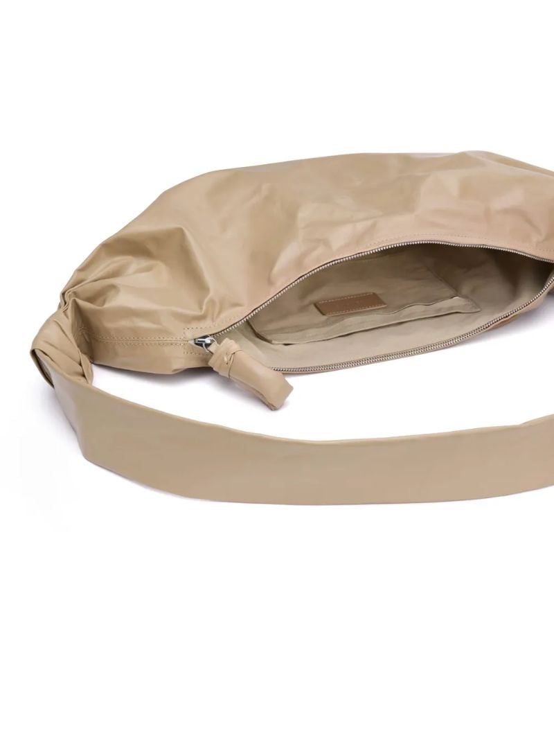 Neutrals Medium Soft Croissant Shoulder Bag