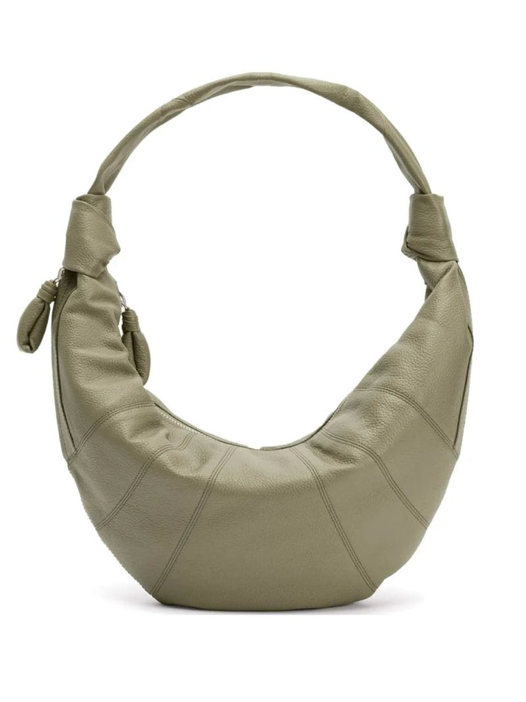 Green Fortune Croissant Shoulder Bag