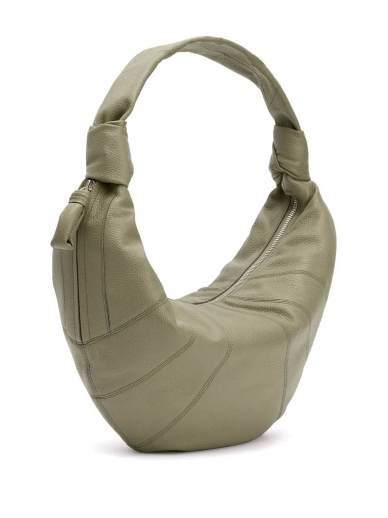 Green Fortune Croissant Shoulder Bag