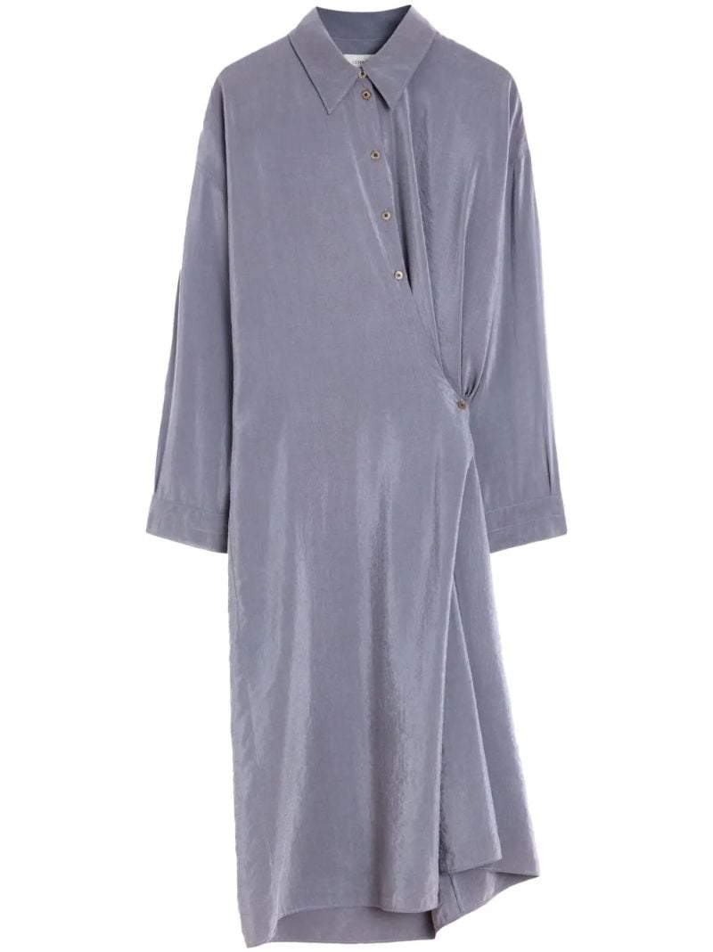 Grey Wrap Dress